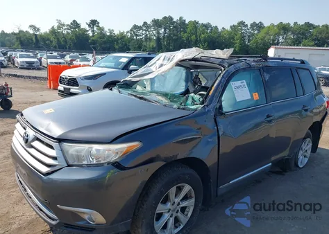 2012 Toyota Highlander Se V6 from USA, damaged, VIN 5TDBK3EH9CS122215
